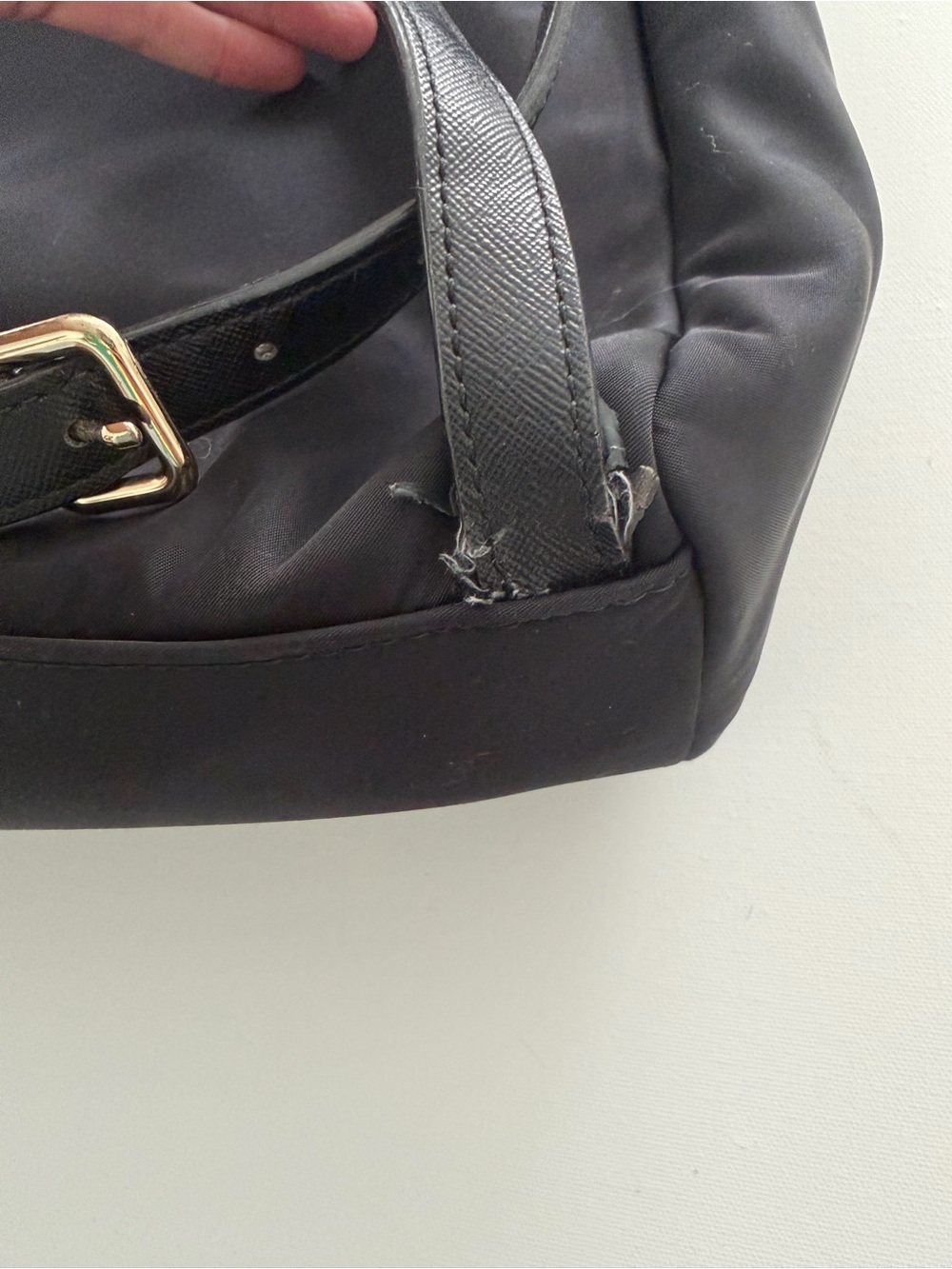 kate spade Black Nylon Backpack with Gold Accents - Picture 6 of 8